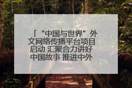 “中国与世界”外文网络传播平台项目启动 汇聚合力讲好中国故事 推进中外文明交流互鉴