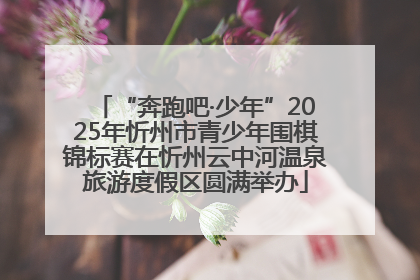“奔跑吧·少年”2025年忻州市青少年围棋锦标赛在忻州云中河温泉旅游度假区圆满举办