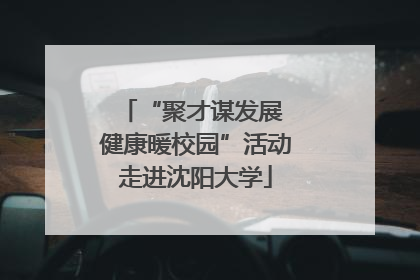 “聚才谋发展 健康暖校园”活动走进沈阳大学