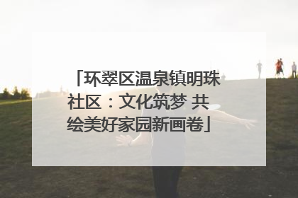 环翠区温泉镇明珠社区：文化筑梦 共绘美好家园新画卷