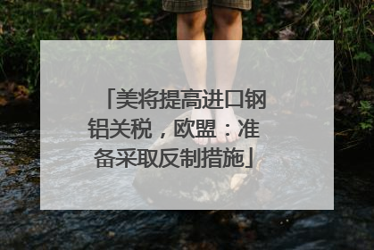 美将提高进口钢铝关税，欧盟：准备采取反制措施