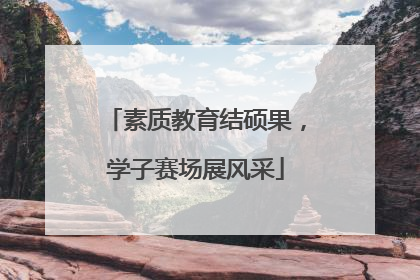 素质教育结硕果，学子赛场展风采