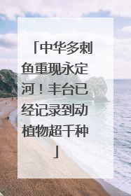 中华多刺鱼重现永定河！丰台已经记录到动植物超千种