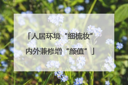 人居环境“细梳妆” 内外兼修增“颜值”