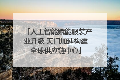 人工智能赋能服装产业升级 天门加速构建全球供应链中心