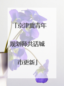 京津冀青年规划师共话城市更新