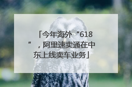 今年海外“618”，阿里速卖通在中东上线卖车业务