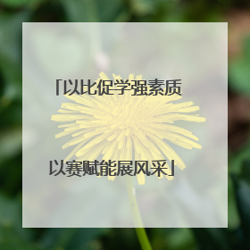 以比促学强素质 以赛赋能展风采
