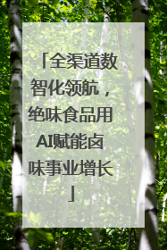 全渠道数智化领航，绝味食品用AI赋能卤味事业增长