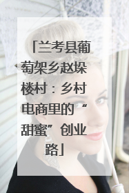 兰考县葡萄架乡赵垛楼村：乡村电商里的“甜蜜”创业路