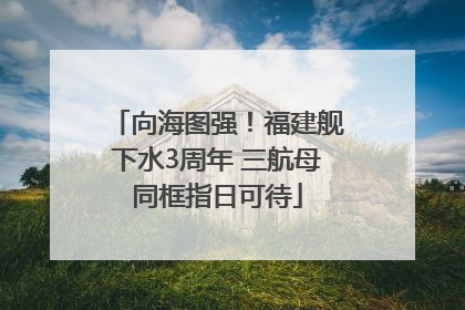 向海图强！福建舰下水3周年 三航母同框指日可待