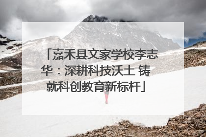 嘉禾县文家学校李志华：深耕科技沃土 铸就科创教育新标杆