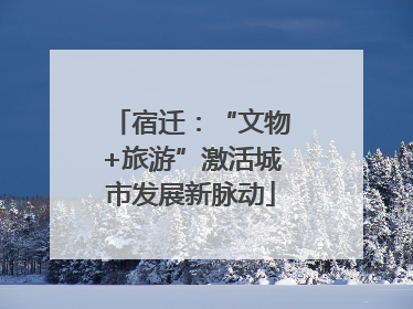 宿迁：“文物+旅游”激活城市发展新脉动