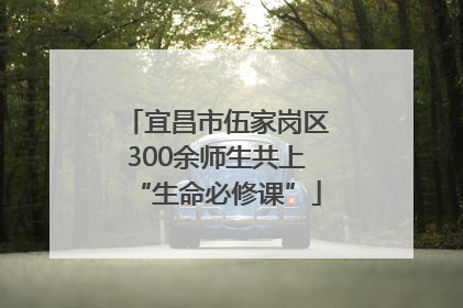 宜昌市伍家岗区300余师生共上“生命必修课”