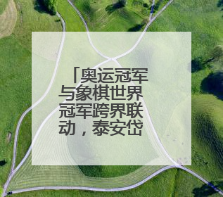奥运冠军与象棋世界冠军跨界联动，泰安岱庙上演象棋文化盛宴