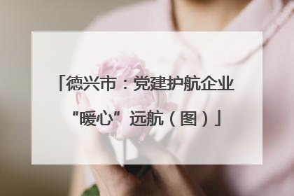 德兴市：党建护航企业“暖心”远航（图）
