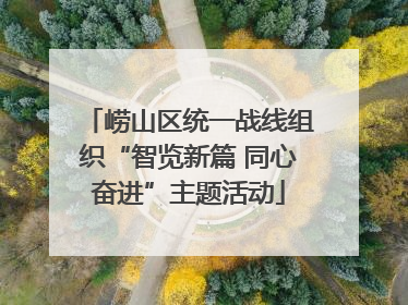 崂山区统一战线组织“智览新篇 同心奋进”主题活动