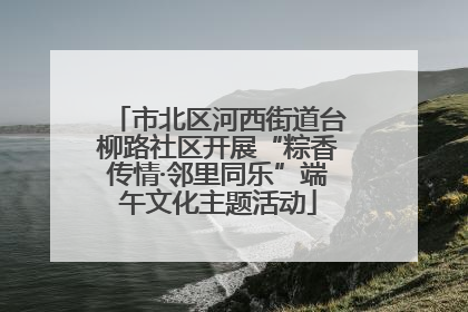 市北区河西街道台柳路社区开展“粽香传情·邻里同乐”端午文化主题活动