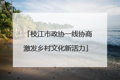 枝江市政协一线协商激发乡村文化新活力