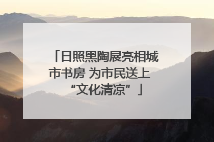 日照黑陶展亮相城市书房 为市民送上“文化清凉”