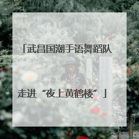 武昌国潮手语舞蹈队走进“夜上黄鹤楼”