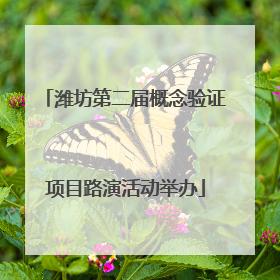 潍坊第二届概念验证项目路演活动举办
