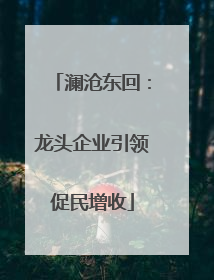 澜沧东回：龙头企业引领促民增收