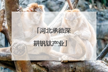 河北承德深耕钒钛产业