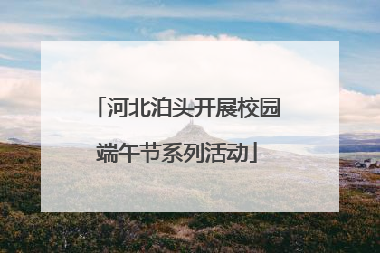 河北泊头开展校园端午节系列活动