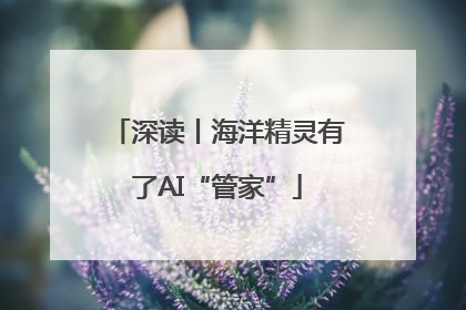 深读丨海洋精灵有了AI“管家”