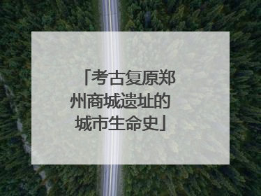 考古复原郑州商城遗址的城市生命史