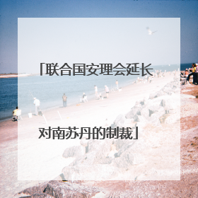 联合国安理会延长对南苏丹的制裁