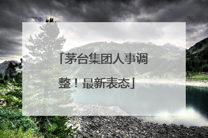 茅台集团人事调整！最新表态