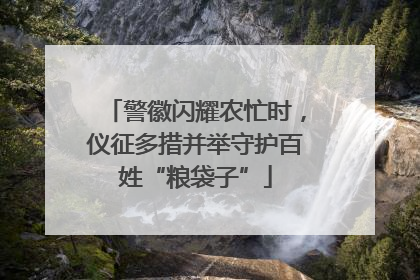 警徽闪耀农忙时，仪征多措并举守护百姓“粮袋子”