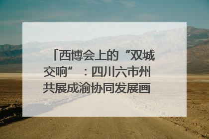 西博会上的“双城交响”：四川六市州共展成渝协同发展画卷｜西博视界