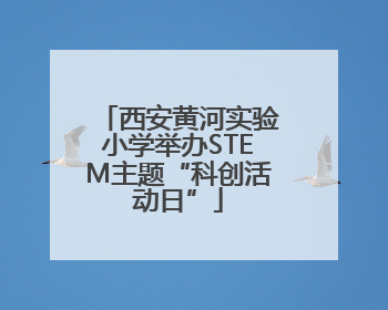 西安黄河实验小学举办STEM主题“科创活动日”