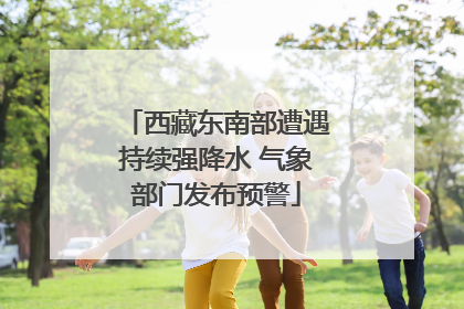 西藏东南部遭遇持续强降水 气象部门发布预警
