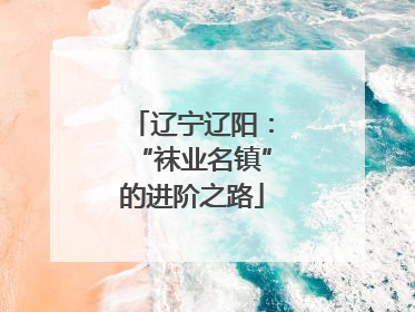 辽宁辽阳：“袜业名镇”的进阶之路