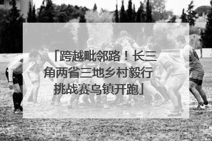 跨越毗邻路！长三角两省三地乡村毅行挑战赛乌镇开跑