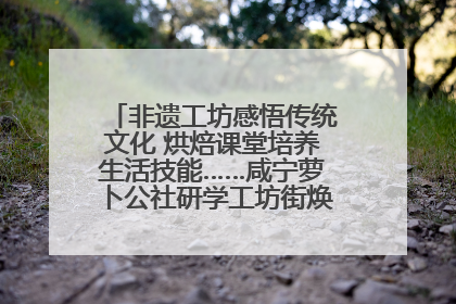 非遗工坊感悟传统文化 烘焙课堂培养生活技能……咸宁萝卜公社研学工坊街焕新迎“双节”