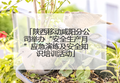 陕西移动咸阳分公司举办“安全生产月”应急演练及安全知识培训活动