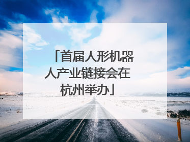 首届人形机器人产业链接会在杭州举办