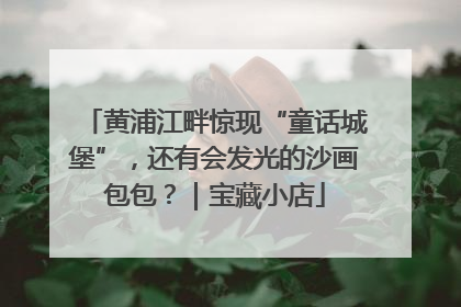 黄浦江畔惊现“童话城堡”，还有会发光的沙画包包？｜宝藏小店